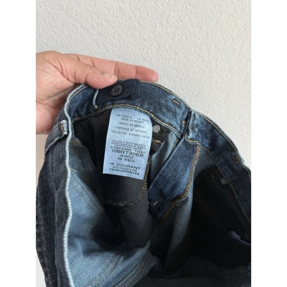 Wrangler Retro Jeans Boys Size 16 Dark Wash Western Cowboy Adjustable Waist Boot - Picture 11 of 13